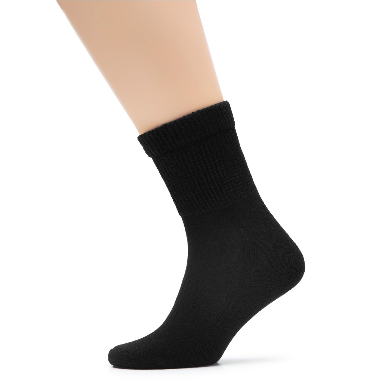 Men's Diabetic Ankle Thin Cotton Socks, 4 Pairs